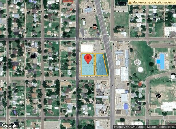  1402 N Main St, Guymon, OK Parcel Map