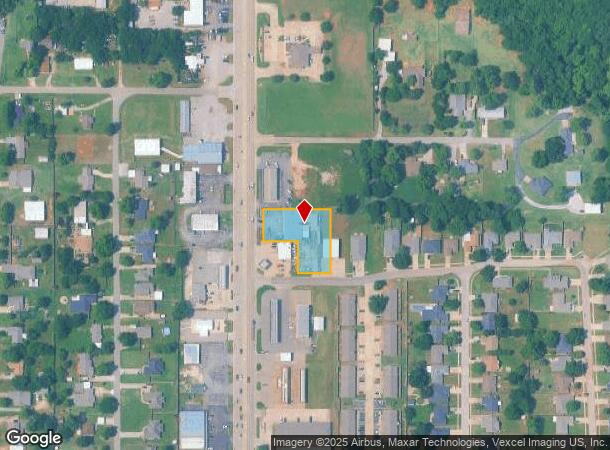 1206 N Main St, Newcastle, OK Parcel Map