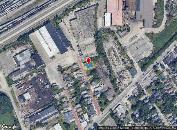 1353 E 171St St, Cleveland, OH Parcel Map