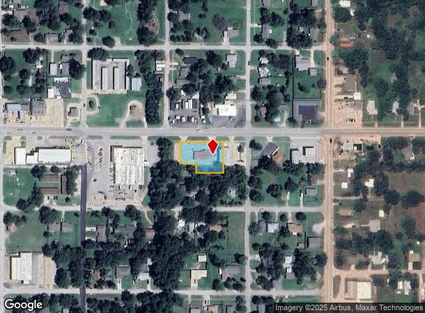  412 E Walnut St, Tecumseh, OK Parcel Map