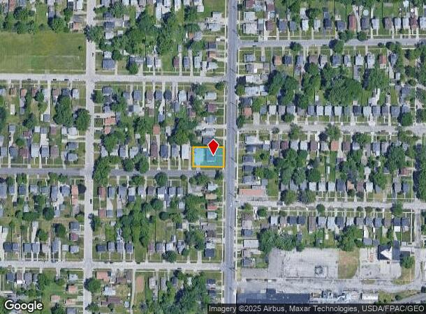  1058 Oberlin Ave, Lorain, OH Parcel Map
