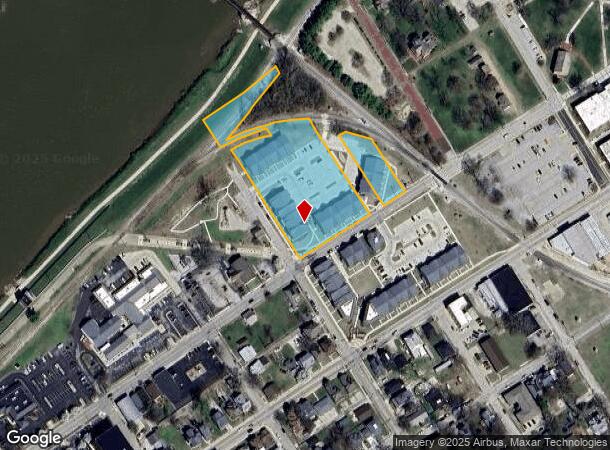  602 N 1St St, Vincennes, IN Parcel Map