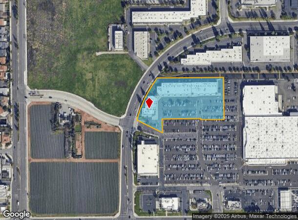  17850 Newhope St, Fountain Valley, CA Parcel Map