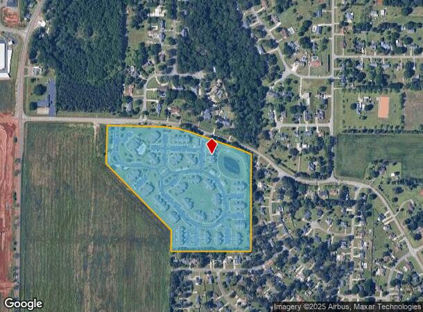 200 Crestview Church Rd, Warner Robins, GA Parcel Map