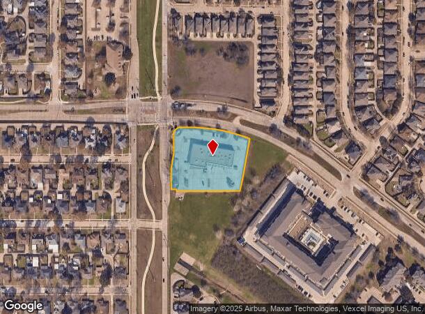  1490 Valley Ridge Blvd, Lewisville, TX Parcel Map