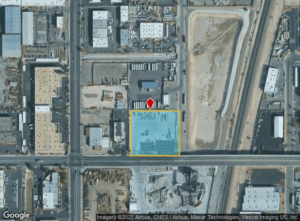  4254 W Hacienda Ave, Las Vegas, NV Parcel Map