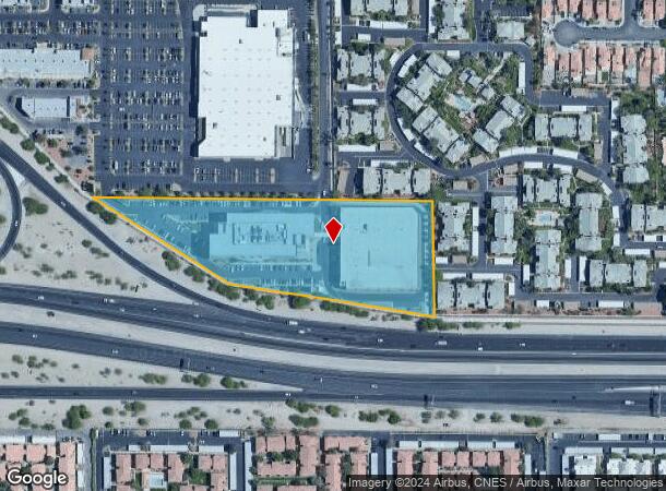  7455 W Washington Ave, Las Vegas, NV Parcel Map