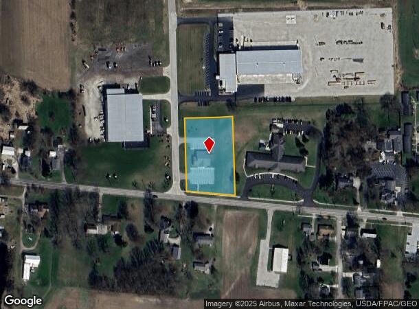  206 W Main St, New London, OH Parcel Map