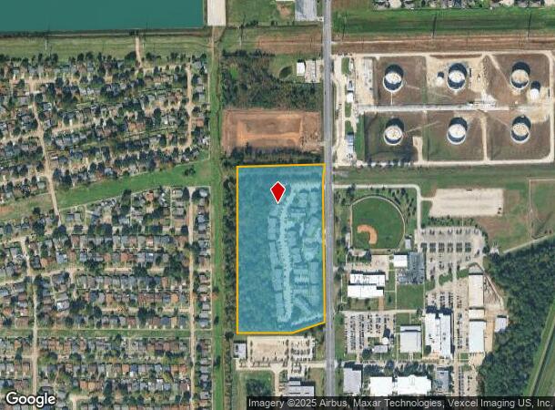 5900 Uvalde Rd, Houston, TX Parcel Map