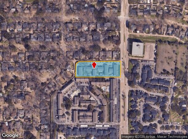  9919 Audelia Rd, Dallas, TX Parcel Map