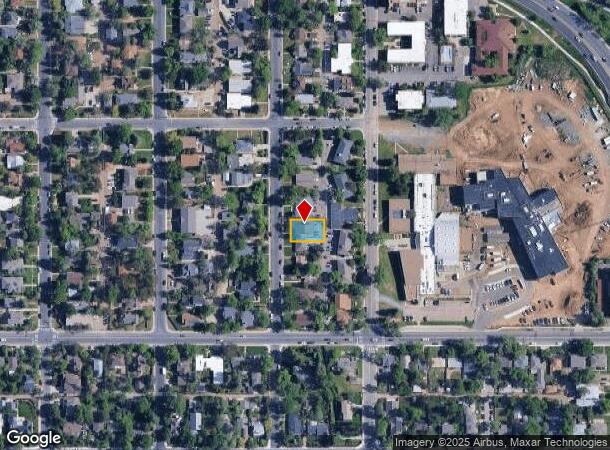 748 19Th St, Boulder, CO Parcel Map