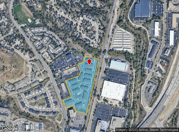 5812 Walsh Pt, Colorado Springs, CO Parcel Map