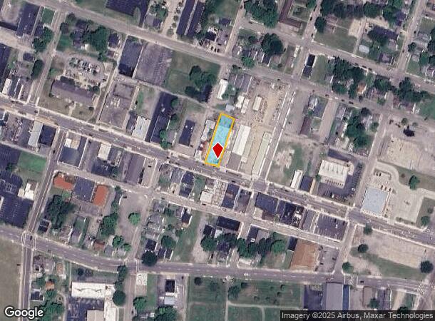  1607 Central Ave, Middletown, OH Parcel Map