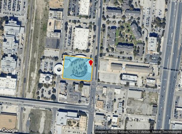  909 W Houston St, San Antonio, TX Parcel Map