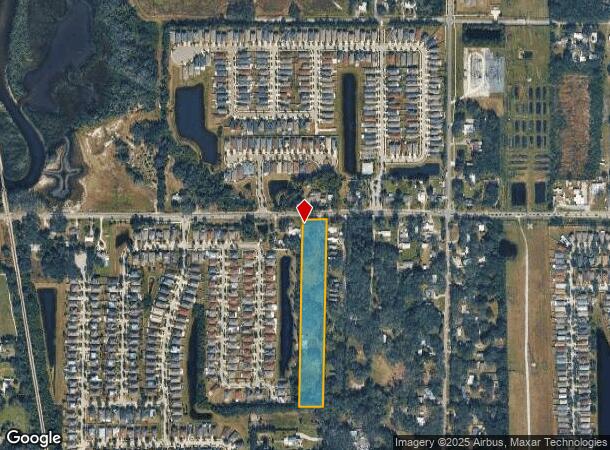 7509 Symmes Rd, Gibsonton, FL Parcel Map