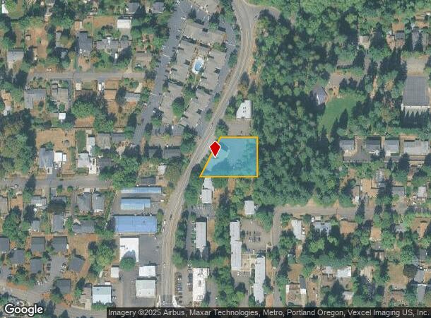  9900 Sw Hall Blvd, Portland, OR Parcel Map
