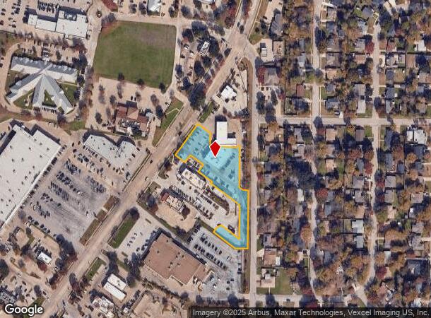  1231 William D Tate Ave, Grapevine, TX Parcel Map