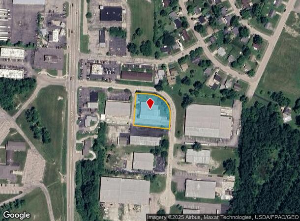  1791 Dalton Dr, New Carlisle, OH Parcel Map