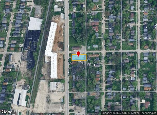 3145 Dr Andrew J Brown Ave, Indianapolis, IN Parcel Map