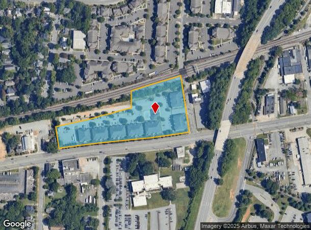 742 Fulton Pl, Greensboro, NC Parcel Map