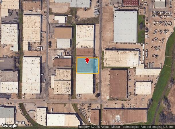  4841 Lakawana St, Dallas, TX Parcel Map