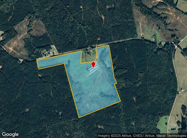  2571 Woodville Rd, Union Point, GA Parcel Map