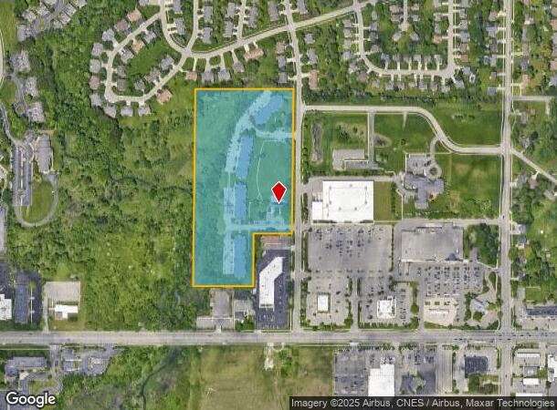 831 Brookside Dr, Lansing, MI Parcel Map