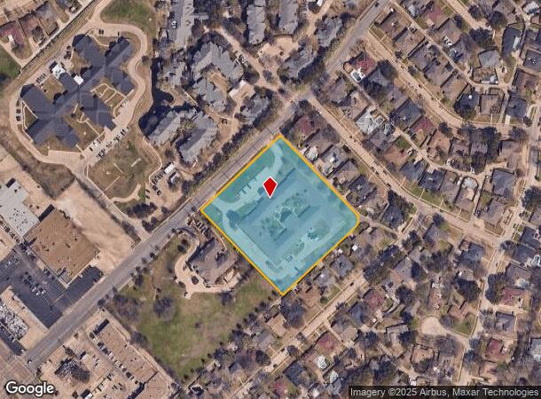 1246 Colonel Dr, Garland, TX Parcel Map