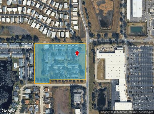 37701 Oak Run Cir, Zephyrhills, FL Parcel Map