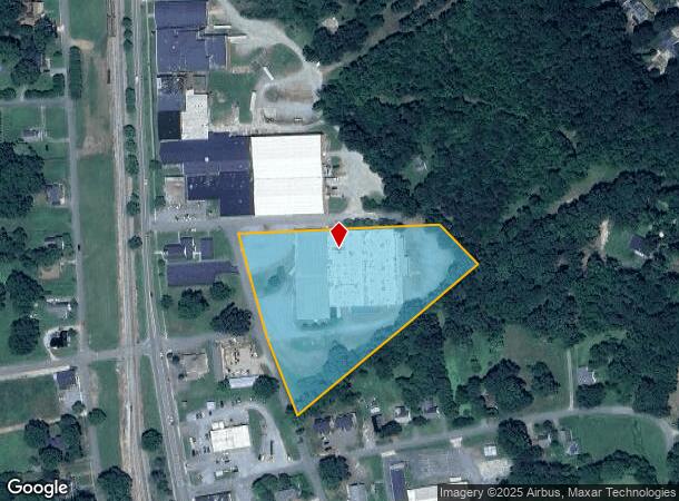 100 E Newberry, Liberty, NC Parcel Map