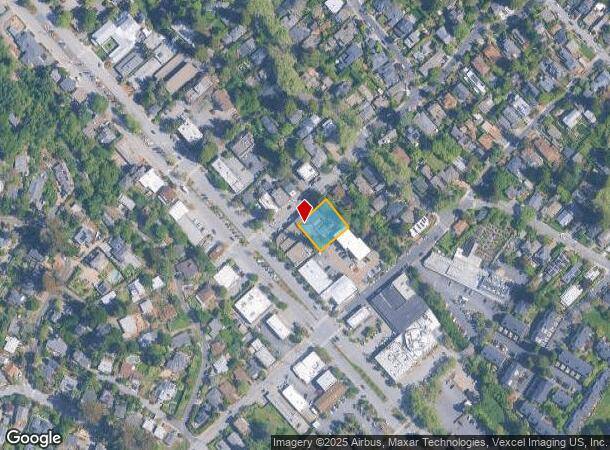  10 Locust Ave, Mill Valley, CA Parcel Map