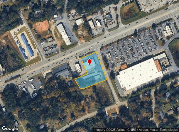  1409 W Wade Hampton Blvd, Greer, SC Parcel Map