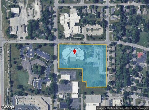 301 N Monroe St, Olathe, KS Parcel Map