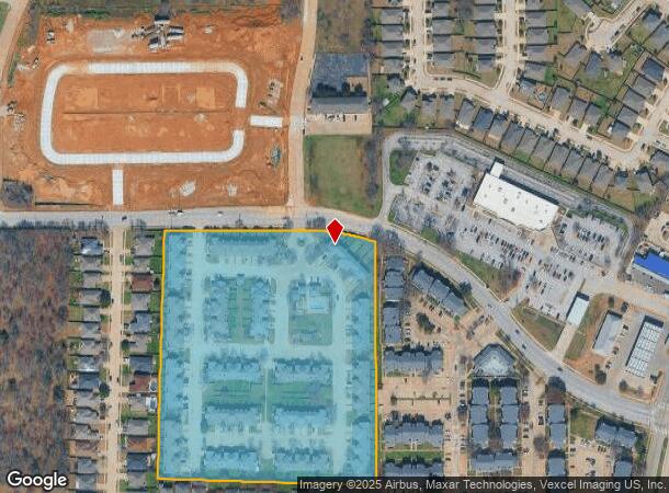 8233 Thoreau Ln, Fort Worth, TX Parcel Map