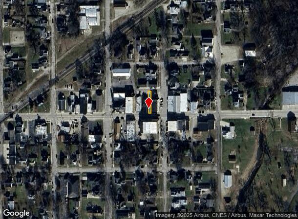  208 W State St, Albany, IN Parcel Map