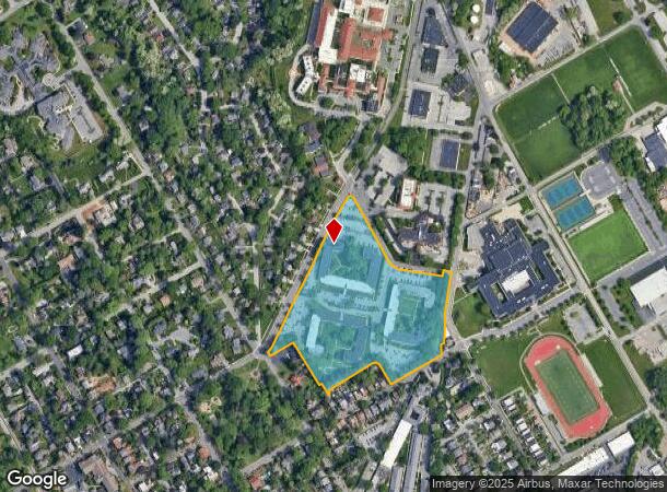  304 E Marshall St, West Chester, PA Parcel Map