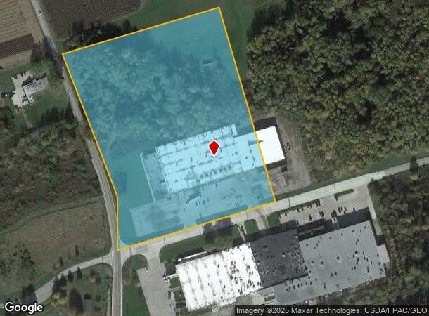  1370 Chamberlain Blvd, Conneaut, OH Parcel Map