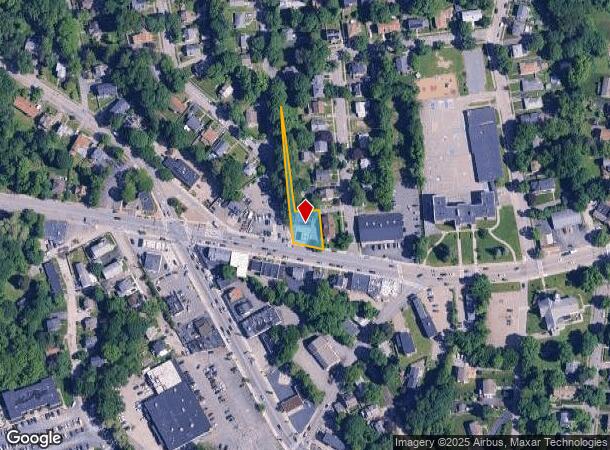  1107 Pleasant St, Worcester, MA Parcel Map