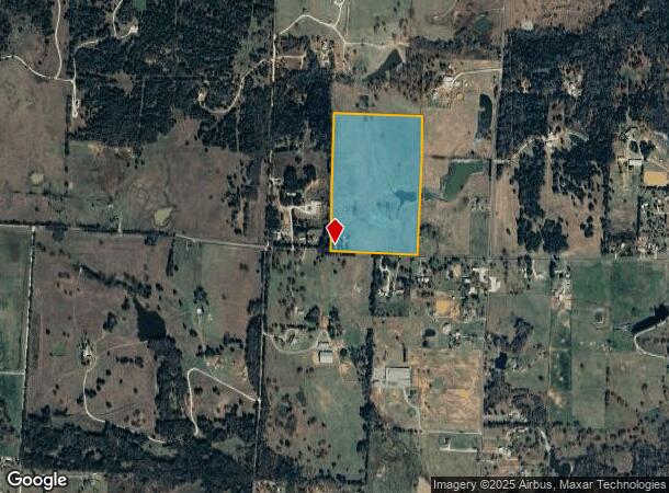 1865 Bones Chapel Rd, Whitesboro, TX Parcel Map