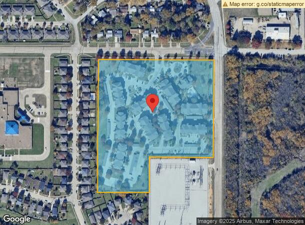  1350 Skyline Rd, Grand Prairie, TX Parcel Map