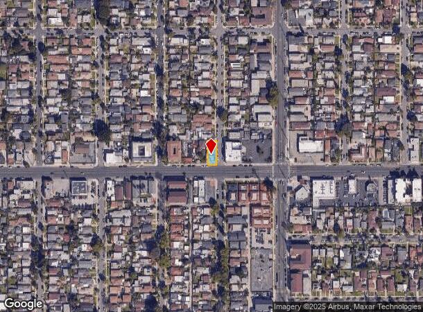 1131 E South St, Long Beach, CA Parcel Map
