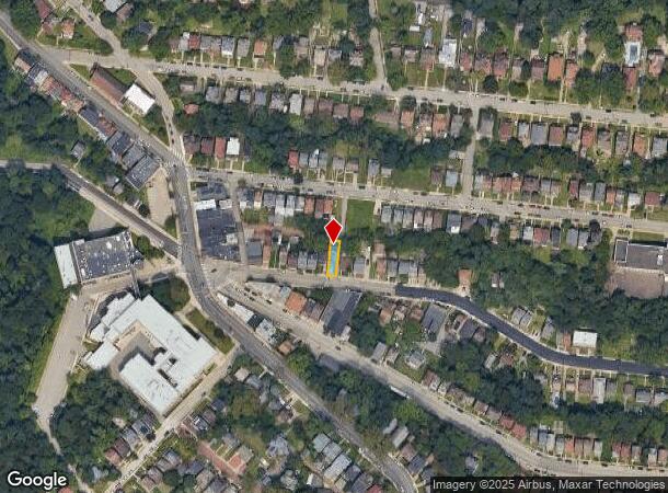  3836 Baytree St, Pittsburgh, PA Parcel Map