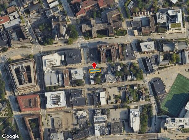  201 S Craig St, Pittsburgh, PA Parcel Map