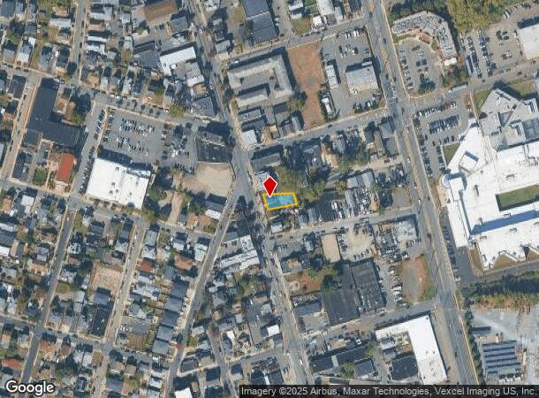 166 Hudson St, Hackensack, NJ Parcel Map