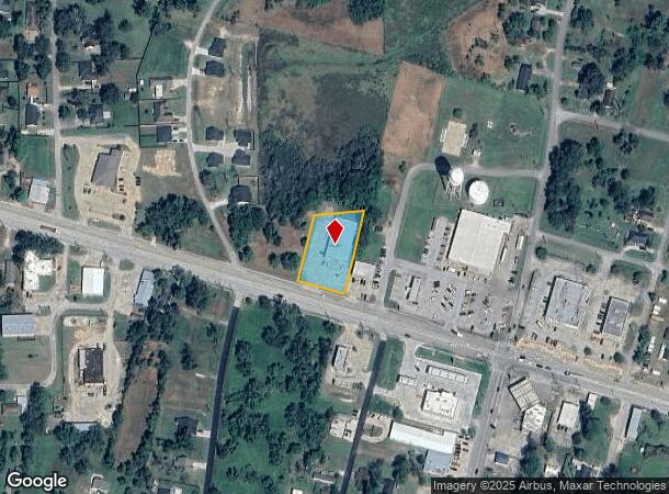 220 W Brazos Ave, West Columbia, TX Parcel Map