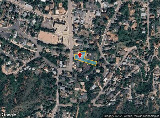 123 Pawnee Ave, Manitou Springs, CO Parcel Map
