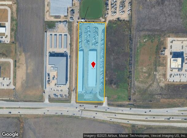 1480 E University Dr W, Prosper, TX Parcel Map