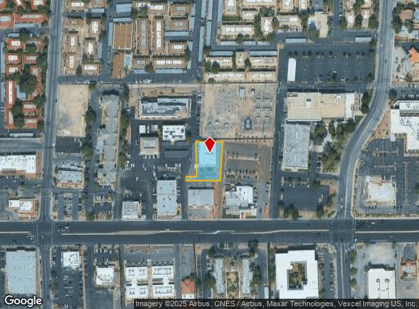  1670 E Flamingo Rd, Las Vegas, NV Parcel Map
