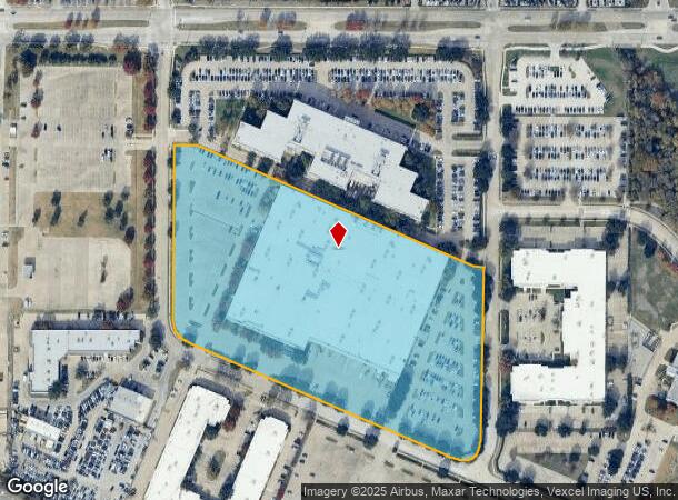  601 Data Dr, Plano, TX Parcel Map