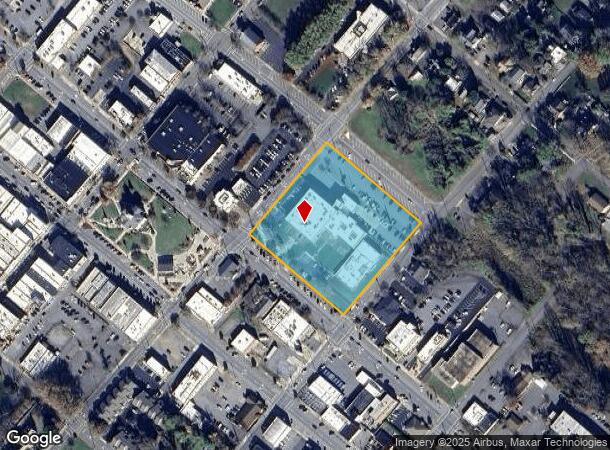 201 S Green St, Morganton, NC Parcel Map